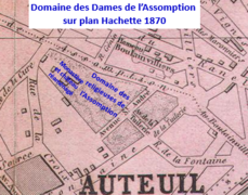 Couvent de l'Assomption en 1870.