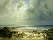 Duna cerca de Heligoland (1854)
