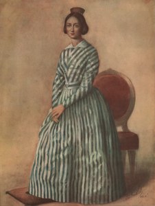 Una dama porteña según Adolphe d'Hastrel, 1839.