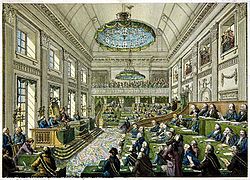 Certains moments de l'histoire des Pays-Bas (ici, la première assemblée nationale batave (1796)