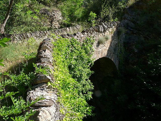 Ancien chemin d'accès à Eixalada.