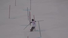 Archivo:Erika Terai als voorloper bij de slalom wedstrijd, -8 feb 2013 a.webm