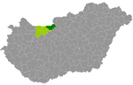 Miniatuur voor Esztergom (district)