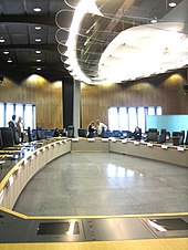 Floor 13 of the Berlaymont, Commission's meeting room European Commission Room (Open Day) 1.jpg