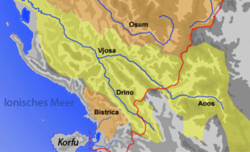 Бассейн рек Дрино и Вьоса