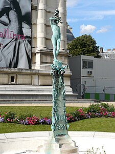 Fontaine de l'Avril (1906), détail, Paris, square Brignole-Galliera.