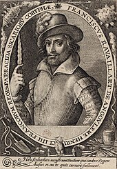قاتل هنري الرابع فرانسوا رافاياك شاهرا خنجره