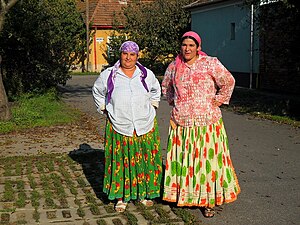 Traditional dress of Gabor Roma of Transylvania