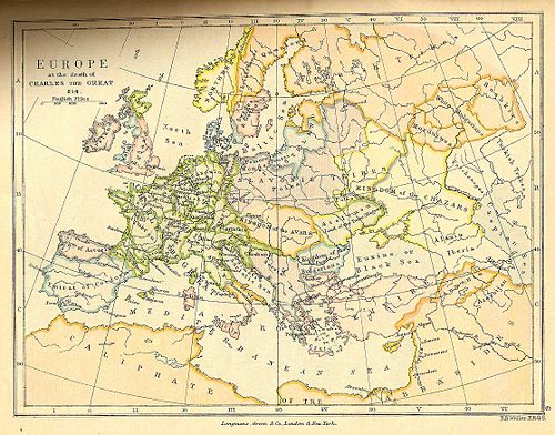 Europa na morte de Carlos Magno em 814