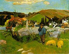 El Swineherd, Britania, 1888, Los Ángeles, LACMA