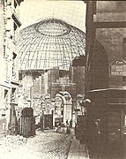 1887年重建期间的交易所。