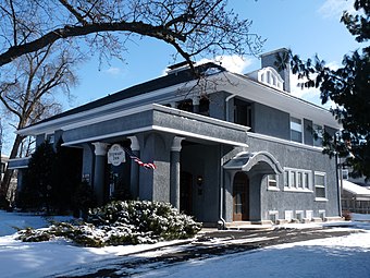 Casa di Hiram C. e Irene Stewart, Wausau, Wisconsin, 1906.