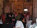 Holy Qurbana being celebrated by the congregation of Jacobite Syrian Christian Church.