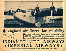 A 1936 advertisement Imperial Airways Ad 1936.jpg