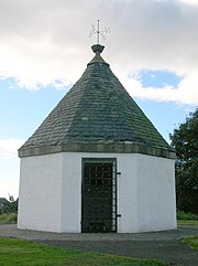 The old Powder or Pouther magazine dating from 1642, built by order of Charles I. Irvine, North Ayrshire, Scotland Irvinepowderhouse2.JPG