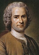 Jean-Jacques Rousseau argued for the inclusion of animals in natural law. Jean-Jacques Rousseau (painted portrait).jpg