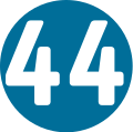 Liniennummer der Jenaer Buslinie 44