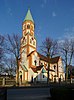 Außenansicht der Kirche Herz Jesu in Heeren