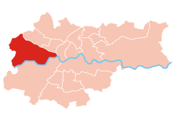 Location of Zwierzyniec within Kraków