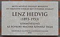 Lenz Hedvig,[10] Erdőalja út 75/A.