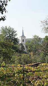 A református templom távolból