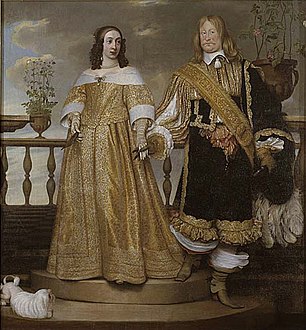 Hendrik Münnichhoven: Magnus Gabriel De la Gardie con Maria Eufrosina del Palatinato-Zweibrücken, 1653