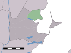 The statistical district of Katwoude in the municipality of Waterland.