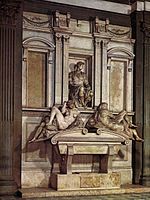 Τάφος του Τζουλιάνο των Μεδίκων, 1524-1534, Φλωρεντία, Βασιλική του Αγίου Λαυρεντίου, Sagrestia Nuova