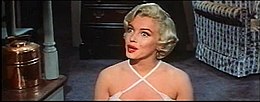 Monroe ve filmu Slaměný vdovec
