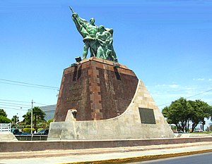 Founder's Monument in Nuevo Laredo