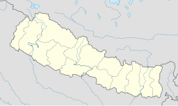 Nagarkot på kartan över Nepal.