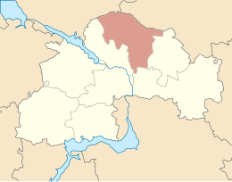 Distret de Novomoskovs'k - Localizazion