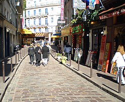 Rue de la Harpe in Richtung Rue de la Huchette