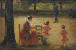 Nos Jardins de Luxemburgo (1908)