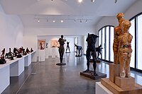 Peter Oriešek, pohled do expozice I (Museum Kampa 2021)