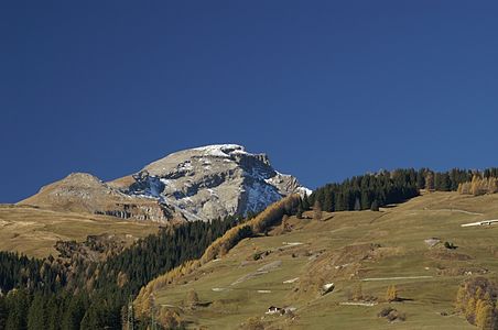 Ostseite vom Schams aus gesehen.