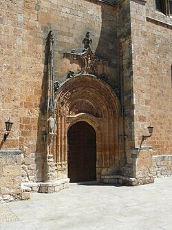 Puerta d'a ilesia de Villahoz