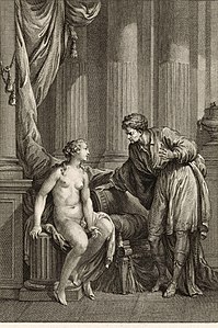 Pygmalion parle à galatée