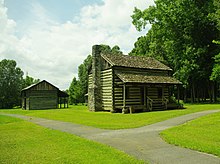 Reconstruction of an early 19th-century Cherokee farm in Tennessee