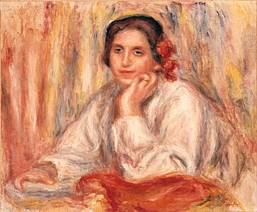 Pierre-Auguste Renoir. Portrait of Véra Sergine, 1914.