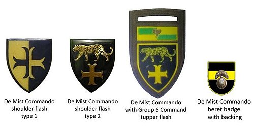 SADF era De Mist Commando insignia