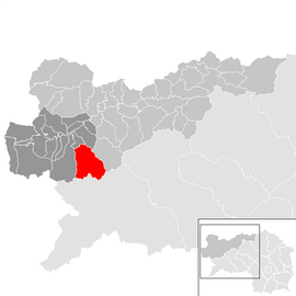 Poloha obce Sankt Nikolai im Sölktal v okrese Liezen (klikacia mapa)