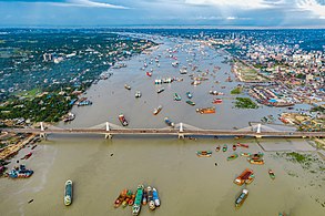 Shah Amanat Bridge. Photograph: Abdul Momin