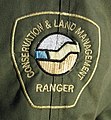 Ranger shoulder patch for Western Australia Department of Conservation and Land Management staff uniform in 2006.