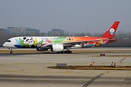 Sichuan Airlines (Panda Livery), B-301D, Airbus A350-941