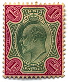 http://upload.wikimedia.org/wikipedia/commons/thumb/b/b7/Stamp_India_1902_1r.jpg/140px-Stamp_India_1902_1r.jpg
