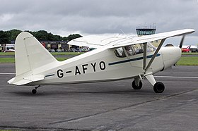 Vue de l'avion.