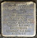 Stolperstein für Heinrich Miltrup (Lothringer Straße 16)