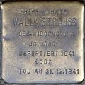 Stolperstein für Wally Strauss (Eifelstraße 27)