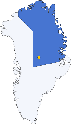 Parco nazionale della Groenlandia nordorientale - Localizzazione